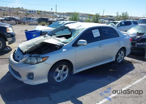 2012 Toyota Corolla S из США, поврежденный, VIN 5YFBU4EE8CP049563